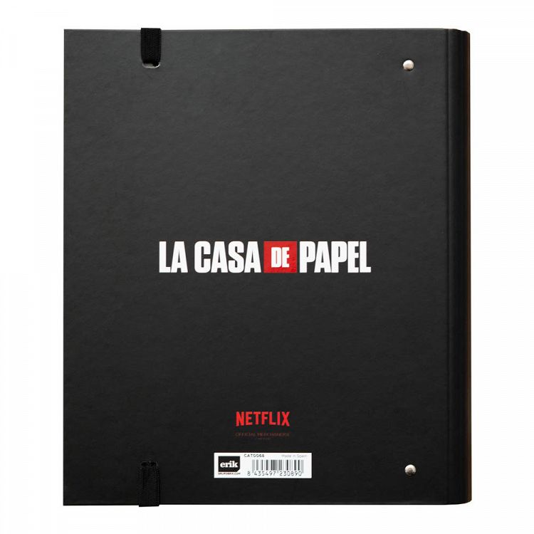 Premium Κλασέρ με Λάστιχο 4 κρίκων LA CASA DE PAPEL