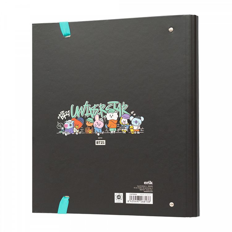 Premium 4 ring File Folder BT21 Street Mood
