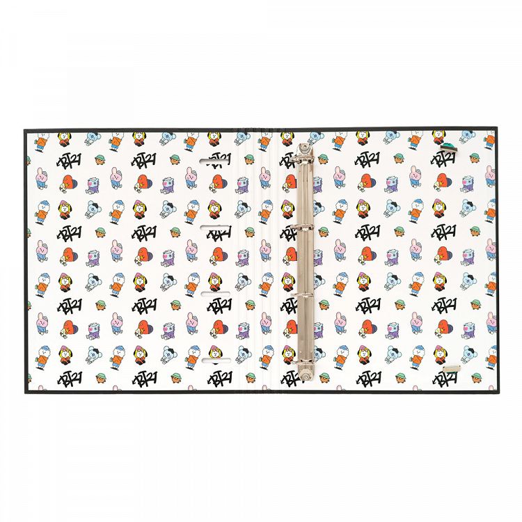Premium 4 ring File Folder BT21 Street Mood