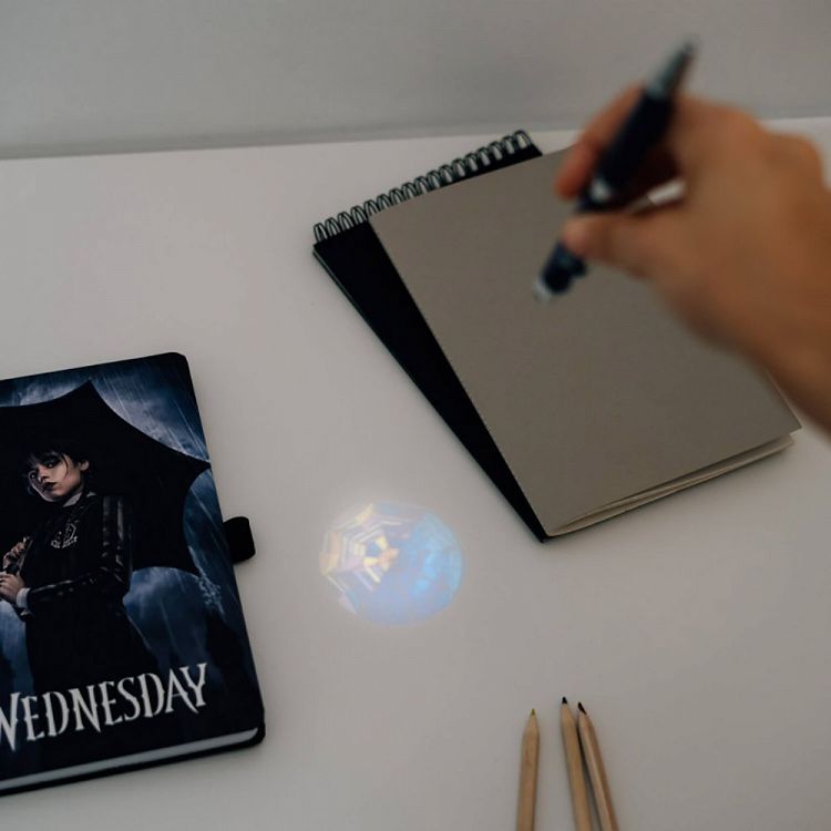 Premium Notebook with Light Pen A5 WEDNESDAY