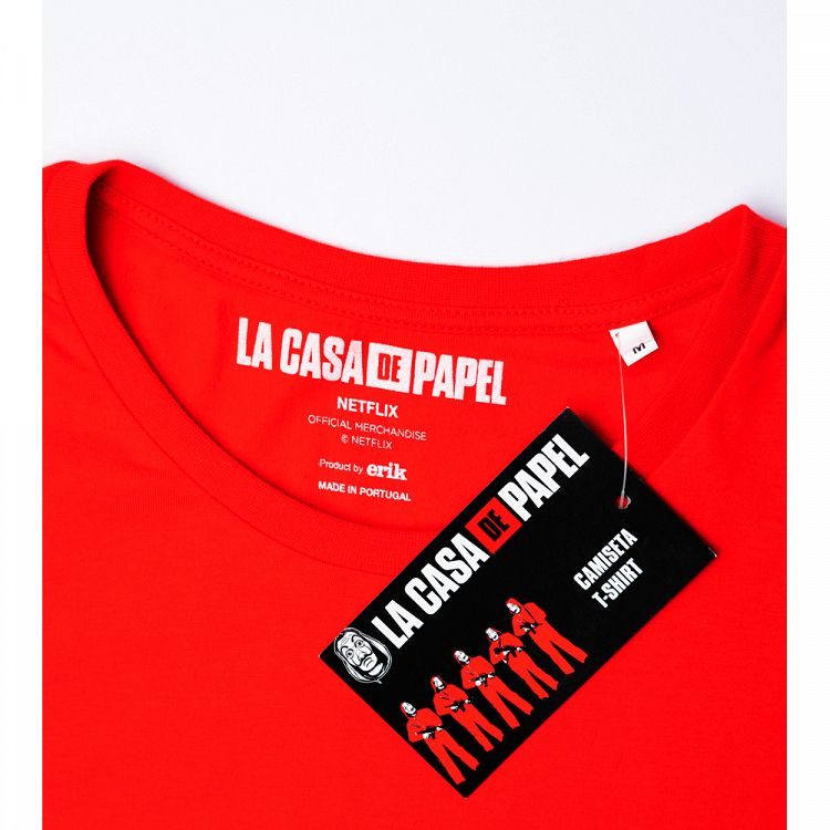 T-Shirt Size S LA CASA DE PAPEL Mask
