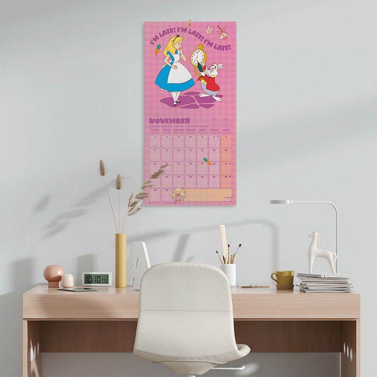 Ημερολόγιο Τοίχου 16 Μηνών 2027 30X30εκ DISNEY ALICE IN WONDERLAND