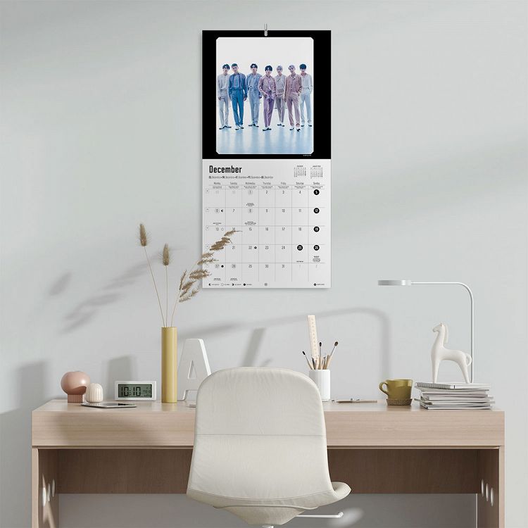 Wall Calendar 2027 30X30cm BTS