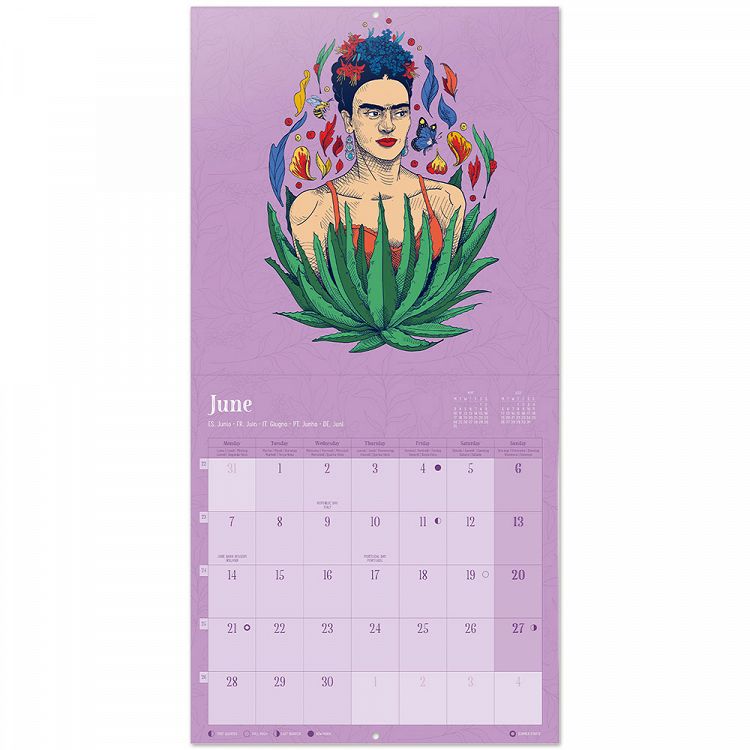 Ημερολόγιο Τοίχου 16 Μηνών 2027 30X30εκ FRIDA KAHLO