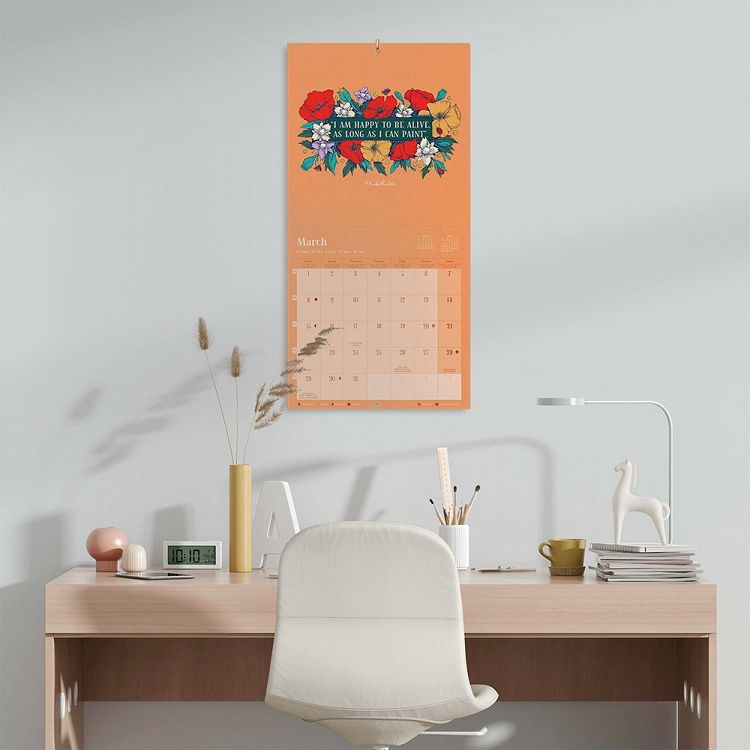 Ημερολόγιο Τοίχου 16 Μηνών 2027 30X30εκ FRIDA KAHLO