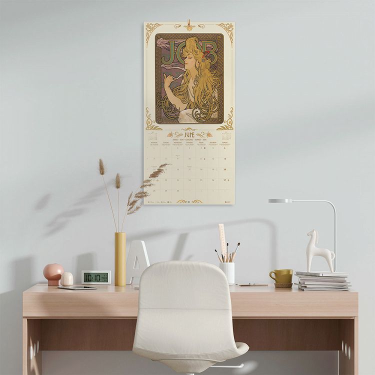 Ημερολόγιο Τοίχου 16 Μηνών 2027 30X30εκ ART NOUVEAU