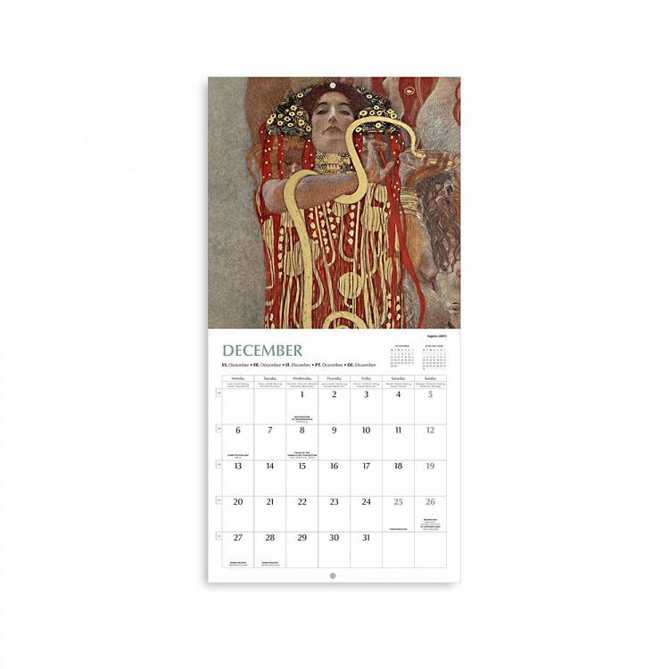 Ημερολόγιο Τοίχου 16 Μηνών 2027 30X30εκ GUSTAV KLIMT