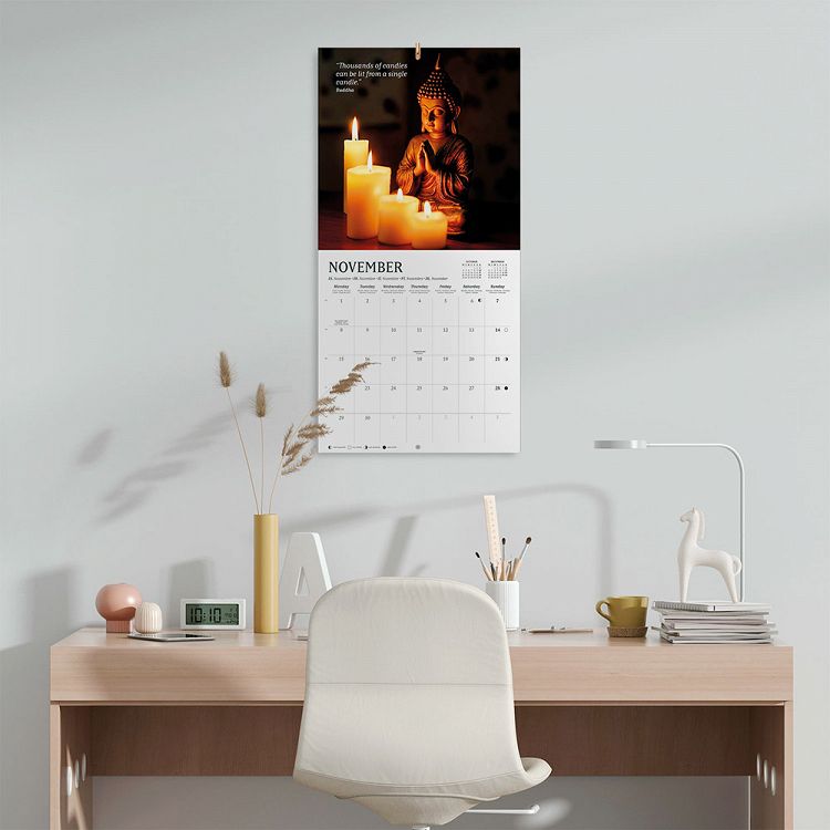Ημερολόγιο Τοίχου 16 Μηνών 2027 30X30εκ FENG SHUI & MEDITATION