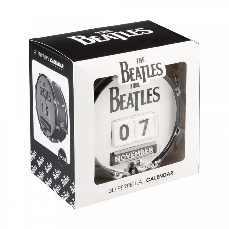 Perpetual 3D Calendar 12cm THE BEATLES