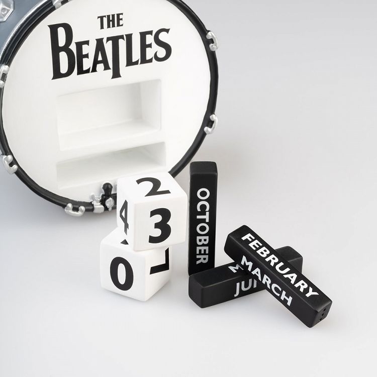 Perpetual 3D Calendar 12cm THE BEATLES