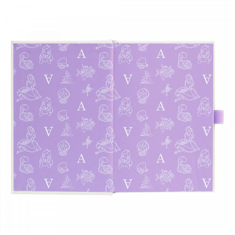 Premium Notebook A5 with 96sh of 100gr and Pen DISNEY Alice in Wonderland