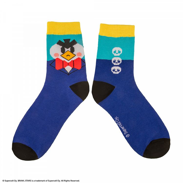 Socks BRAWL STARS Spike, Crow & Mr. P One Size 35-45 (3-pairs box)