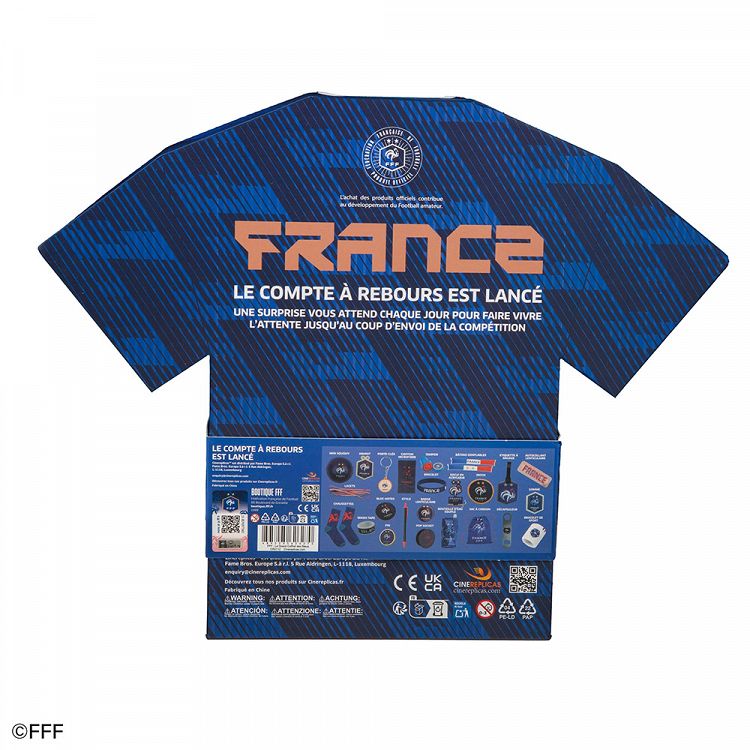 Advent Calendar French Football Federation 2026 World Cup Jersey-shaped Collector’s Box