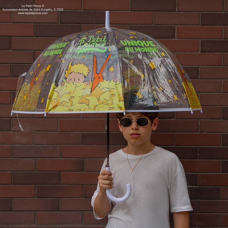 Transparent Umbrella THE LITTLE PRINCE Unique in All the World