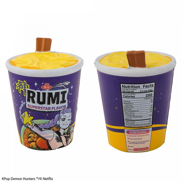 Squishy K-POP DEMON HUNTERS Noodle Cup Rumi Superstar Flavor