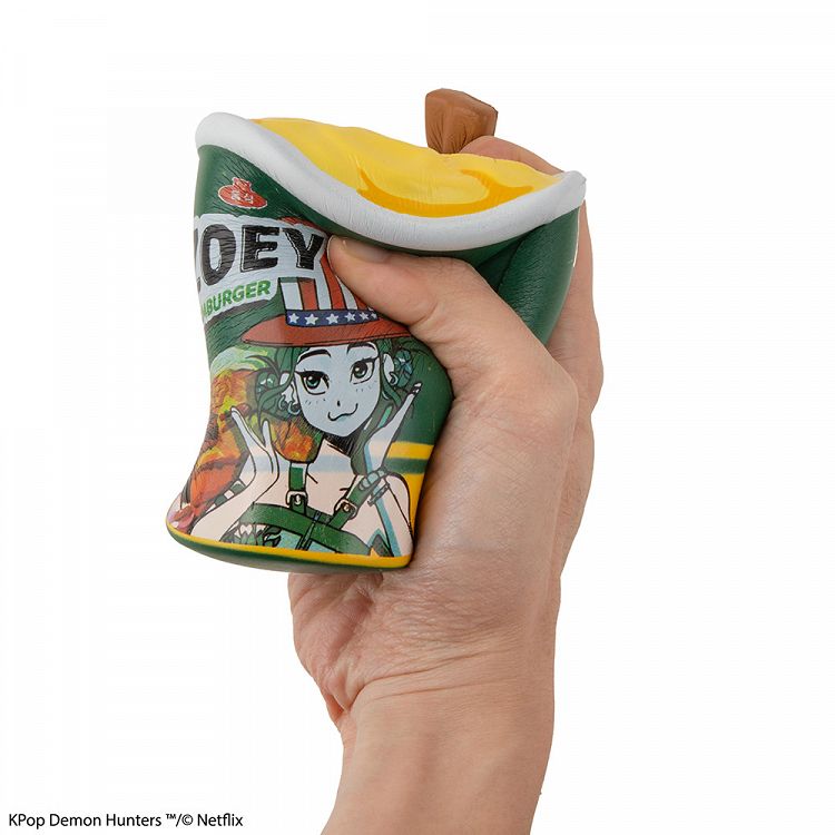 Squishy K-POP DEMON HUNTERS Noodle Cup Zoey Hamburger