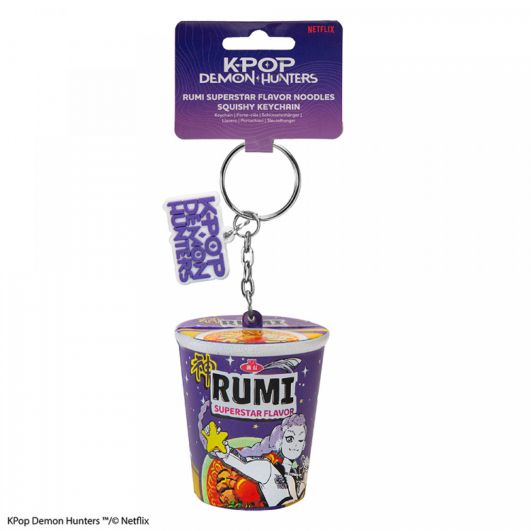 Squishy keyring K-POP DEMON HUNTERS Noodle Cup Rumi Superstar Flavor