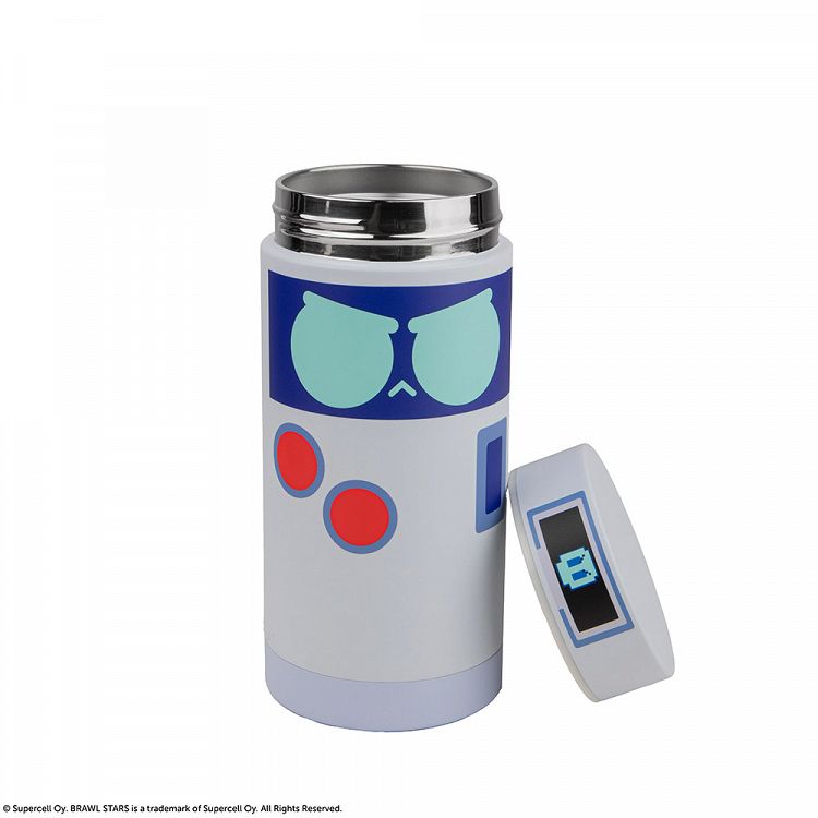 Metallic Bottle Hot&Cold 350ml BRAWL STARS 8-bit