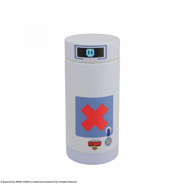 Metallic Bottle Hot&Cold 350ml BRAWL STARS 8-bit