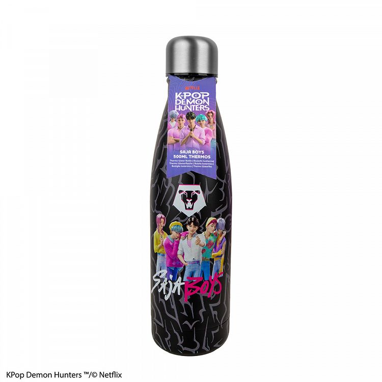 Μεταλλικό Μπουκάλι Hot&Cold 500ml K-POP DEMON HUNTERS Saja Boys