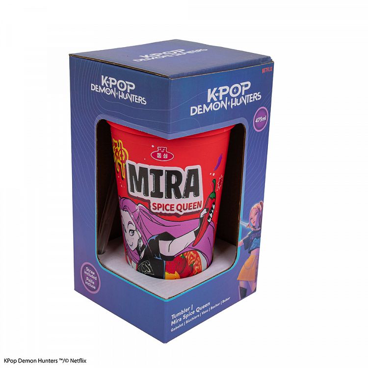 Ποτήρι με Καλαμάκι 475ml K-POP DEMON HUNTERS Mira Spice Queen