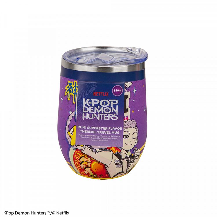 Μεταλλική Κούπα Ταξιδίου Θερμός 350ml K-POP DEMON HUNTERS Rumi Superstar Flavor