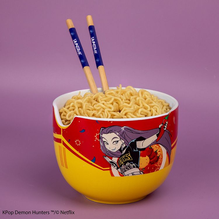 Ramen Bowl with Chopsticks K-POP DEMON HUNTERS Mira Spice Queen