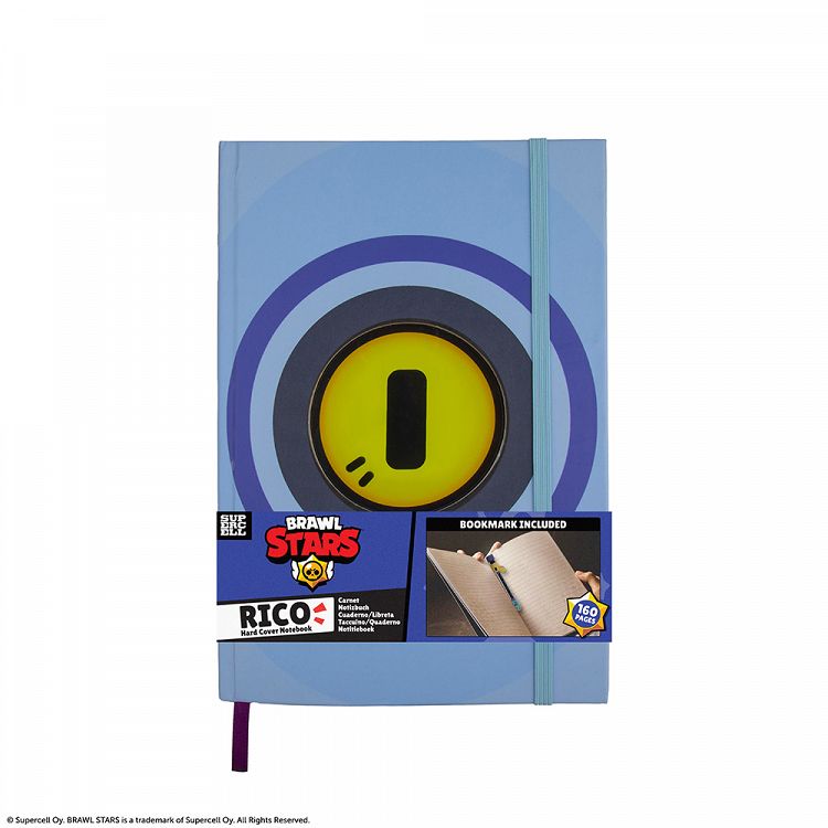 Premium Hardcover PU Notebook A5 BRAWL STARS Rico