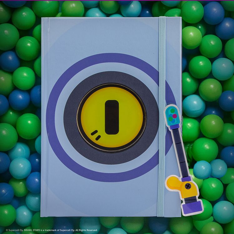 Premium Hardcover PU Notebook A5 BRAWL STARS Rico