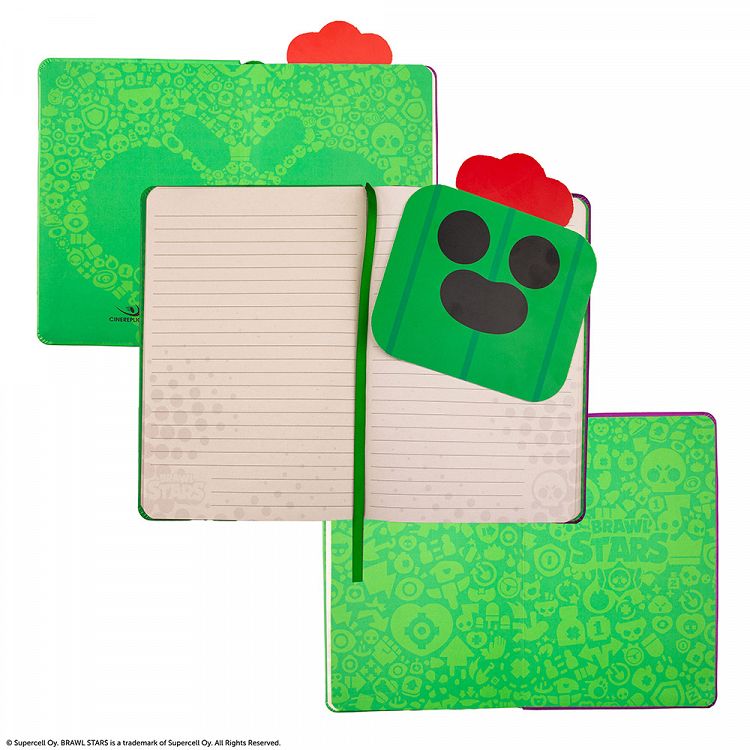 Premium Hardcover PU Notebook A5 BRAWL STARS Spike