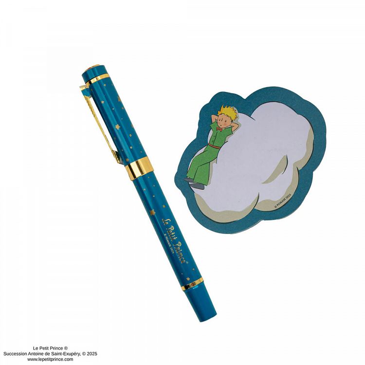 Premium Hardcover Notebook A5 with Pen & Memo Pad THE LITTLE PRINCE