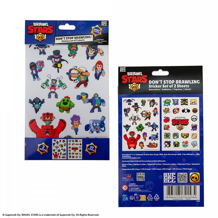 Set Of 2 Stickers BRAWL STARS