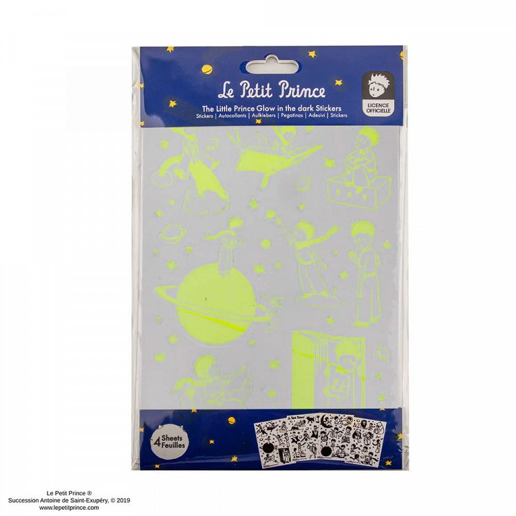 THE LITTLE PRINCE Glow In The Dark Stickers