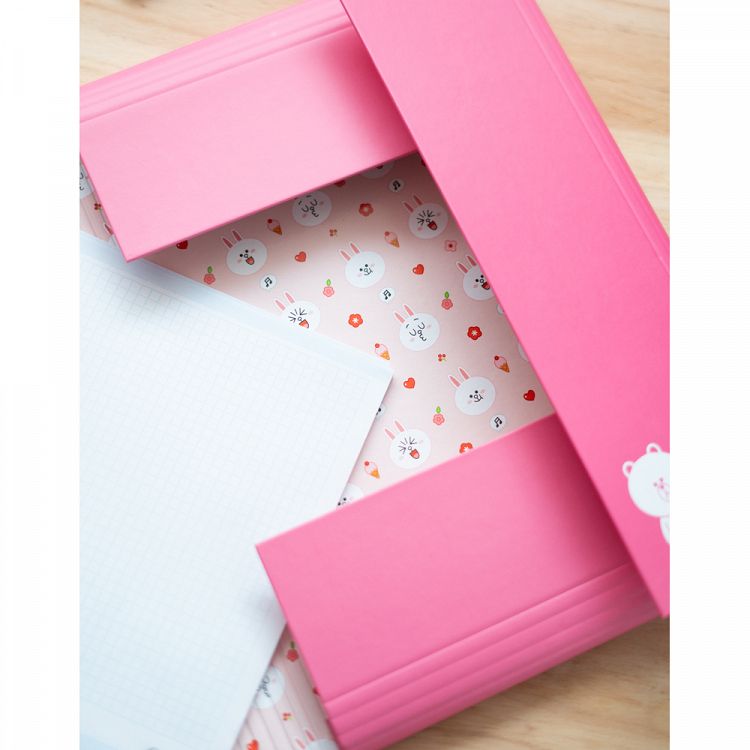 Folder Elastic cord A4 LINE FRIENDS Cony