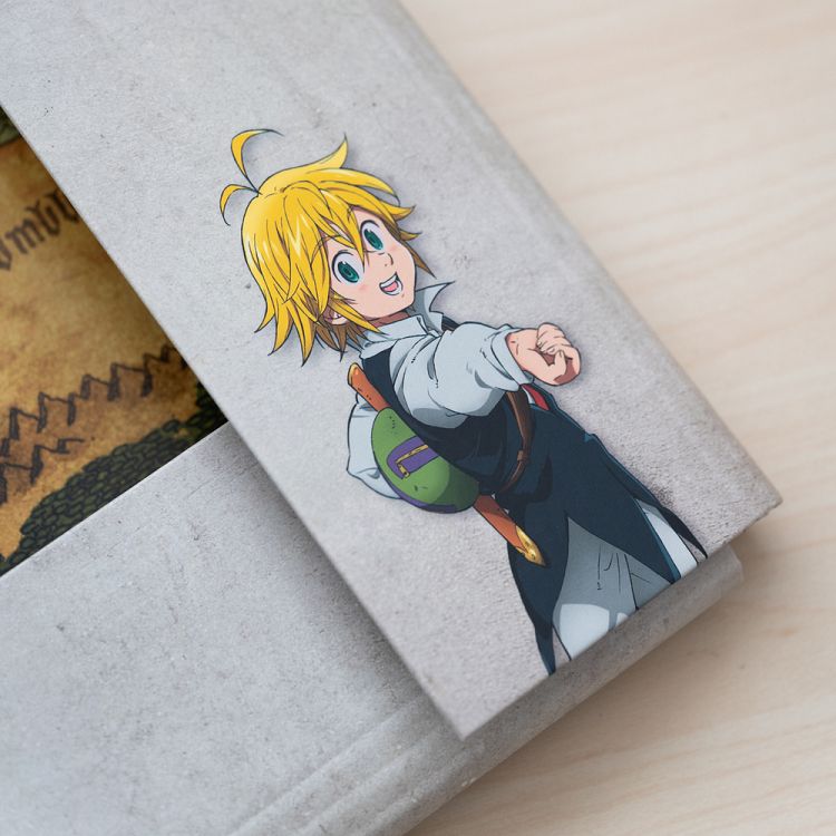 Κουτί σκληρό, 3cm ράχη, με Λάστιχο A4 THE SEVEN DEADLY SINS (Anime Collection)