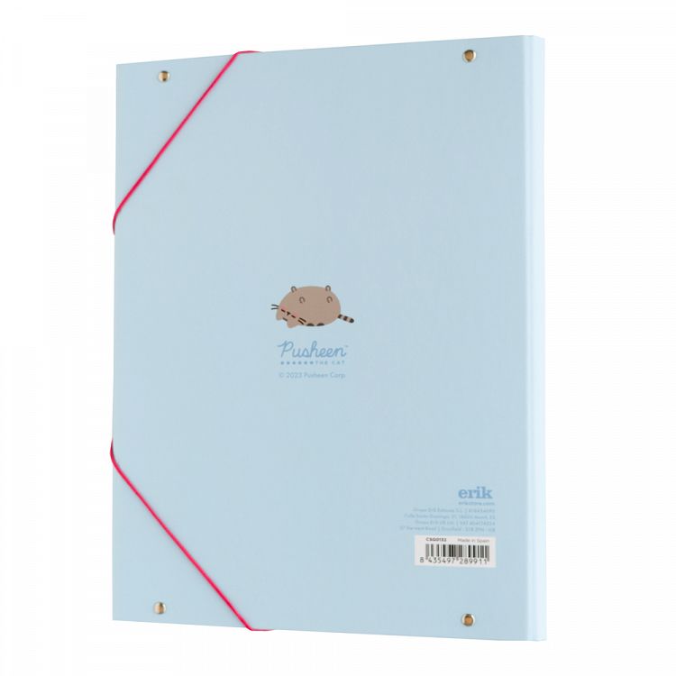 Folder Elastic cord A4 PUSHEEN Purrfect Love Collection