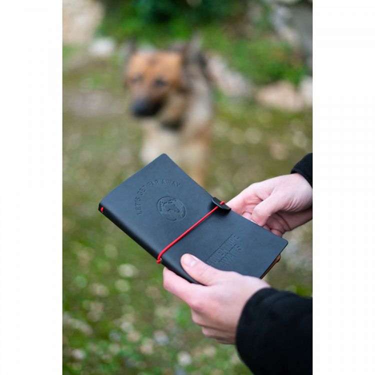 Synthetic Leather Soft Cover Travel Notebook 12X20 WANDERLUST Travel