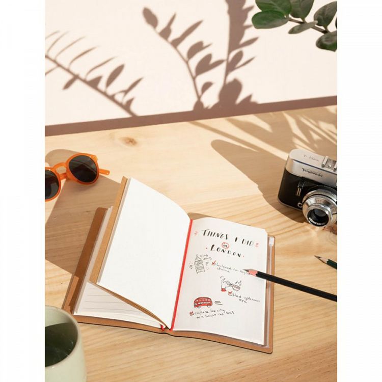 Synthetic Leather Soft Cover Travel Notebook 12X20 WANDERLUST Travel
