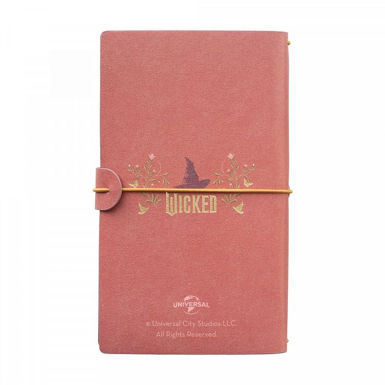 Synthetic Leather Soft Cover Travel Notebook 12X20 DISNEY WICKED PART 2 GLINDA