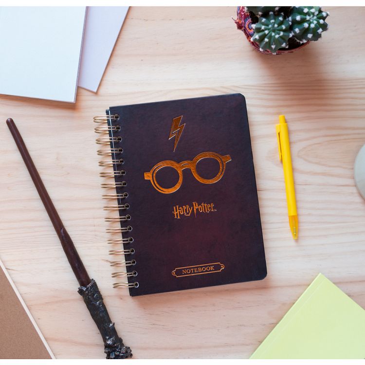 Notebook Hardcover Spiral Bullets A5/15X21 HARRY POTTER