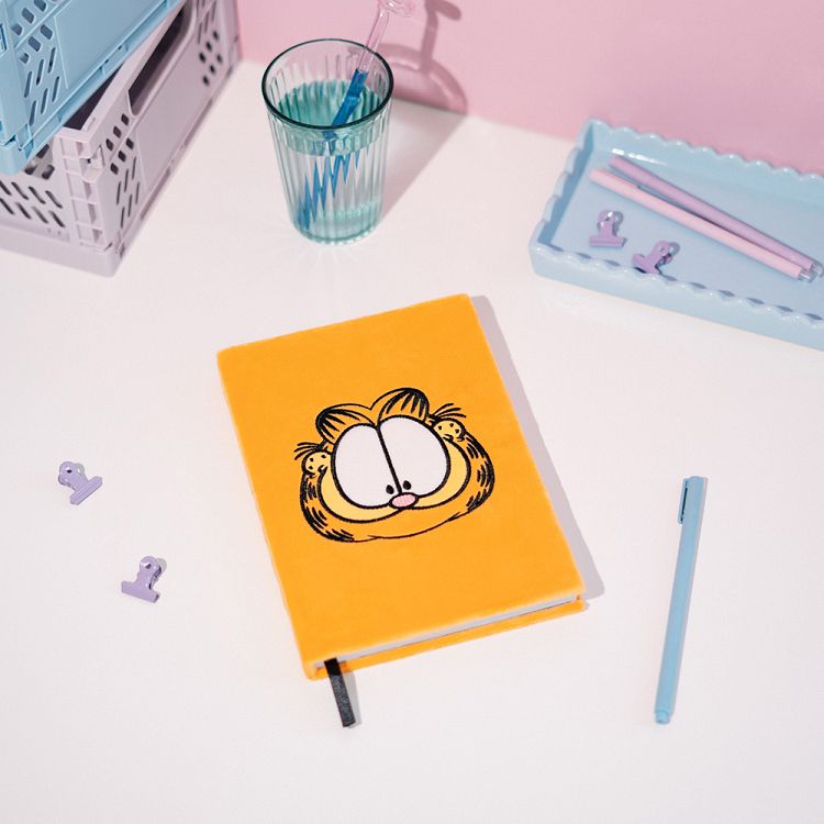 Notebook Plush Cover A5/15X21 96 sheets GARFIELD