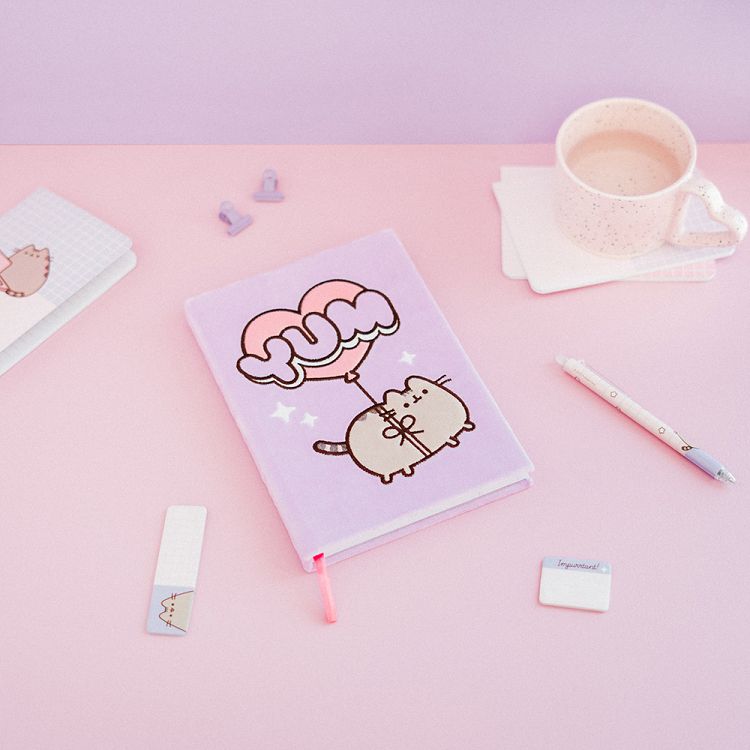 Τετράδιο με Υφή Βελούδου A5/15X21 με 96 φύλλα PUSHEEN Moments Collection