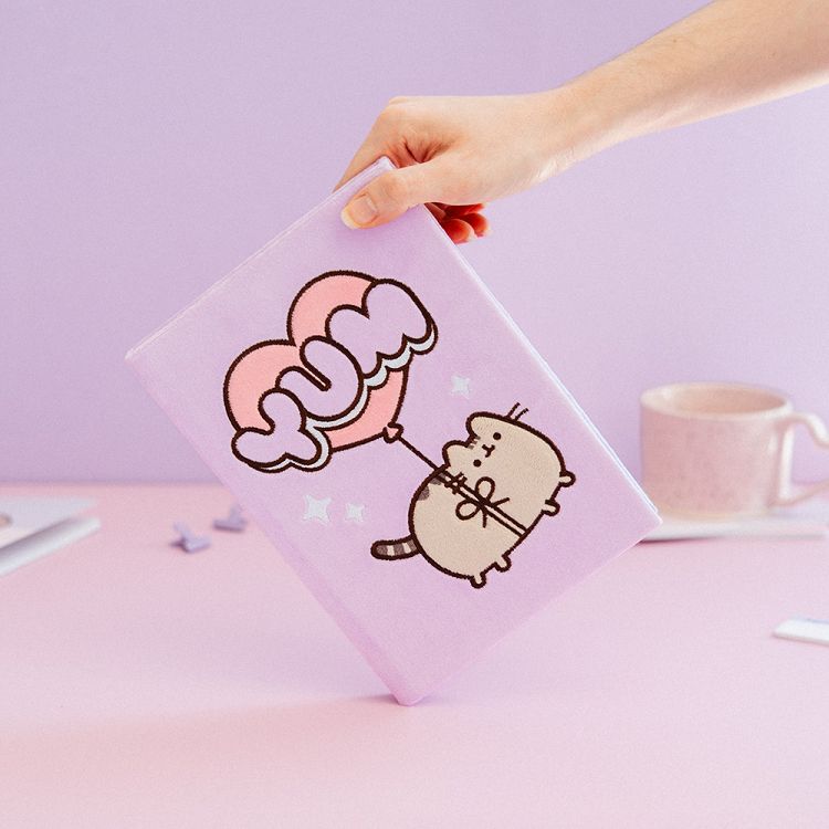 Τετράδιο με Υφή Βελούδου A5/15X21 με 96 φύλλα PUSHEEN Moments Collection