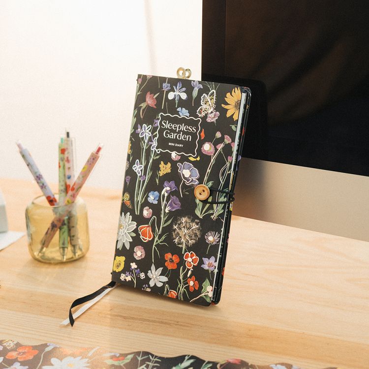 Triple Soft Cover Travel Notebook 13X22 SLEEPLESS GARDEN