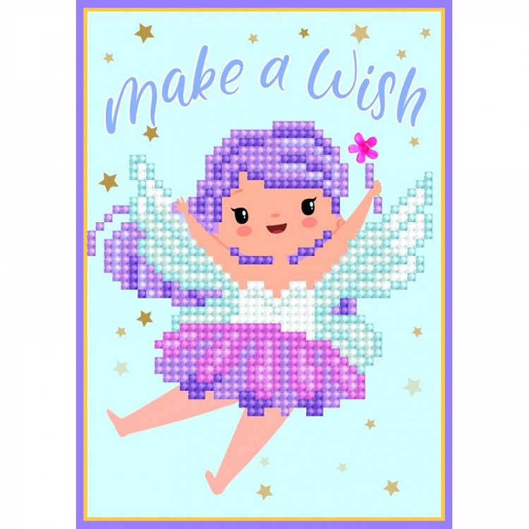 Diamond Dotz Ευχετήρια Κάρτα Make A Wish