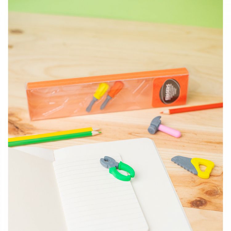 Set 5 Erasers Tools