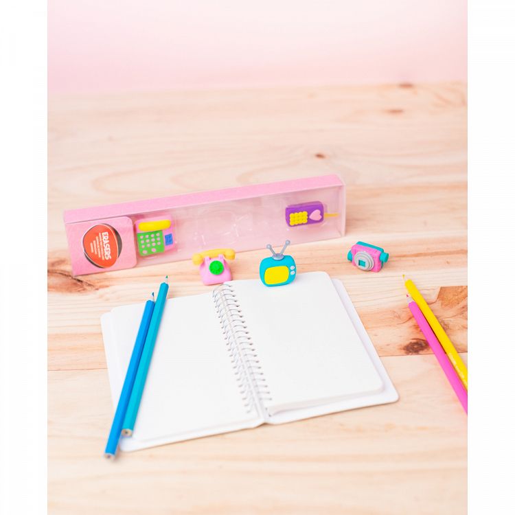 Set 5 Erasers Electronics