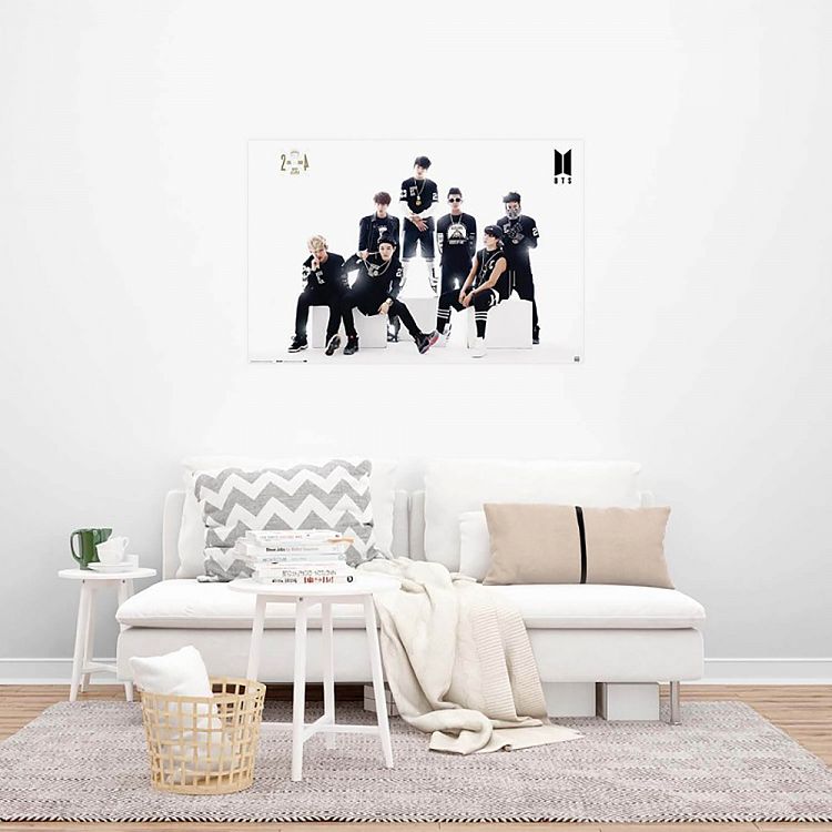 Poster 91.5Χ61cm BTS Black & White