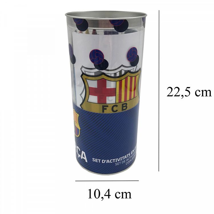 Art Set in Coin Bank Box FC BARCELONA