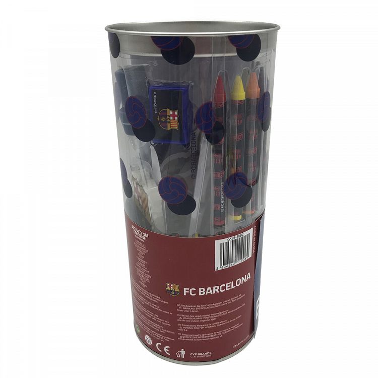 Art Set in Coin Bank Box FC BARCELONA